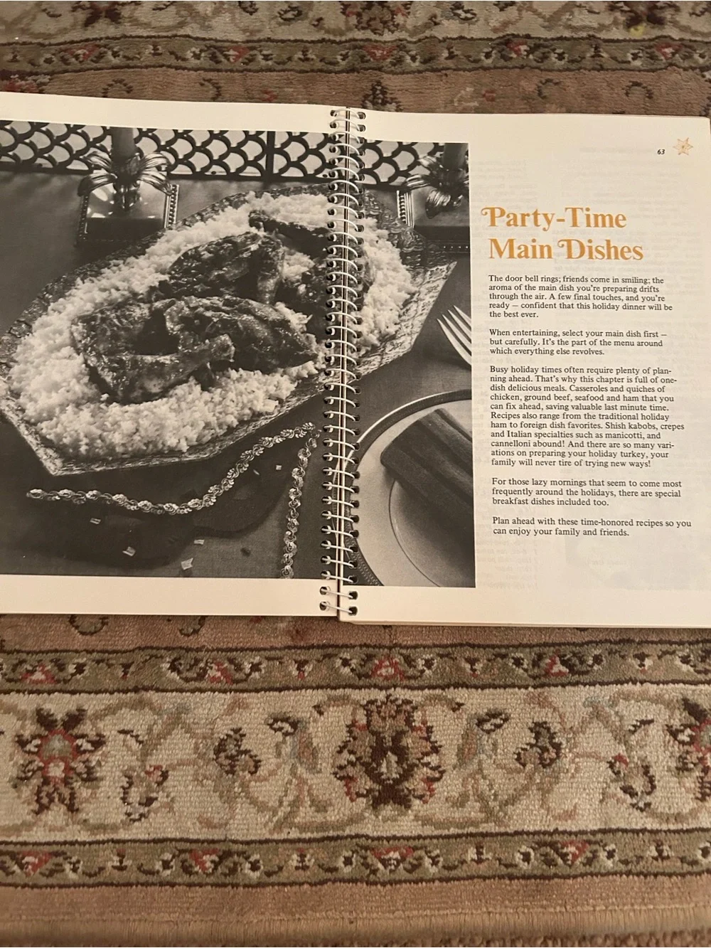 Vintage RARE - Holiday Season Cookbook - Classic Home Holiday Recipes